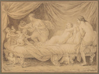 Les Graces Lutinees Par Les Amours by Louis Jean Francois Lagrenee