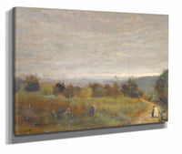 Les Hauteurs De Sevres Paris En Arriere Plan by Jean Baptiste Camille Corot