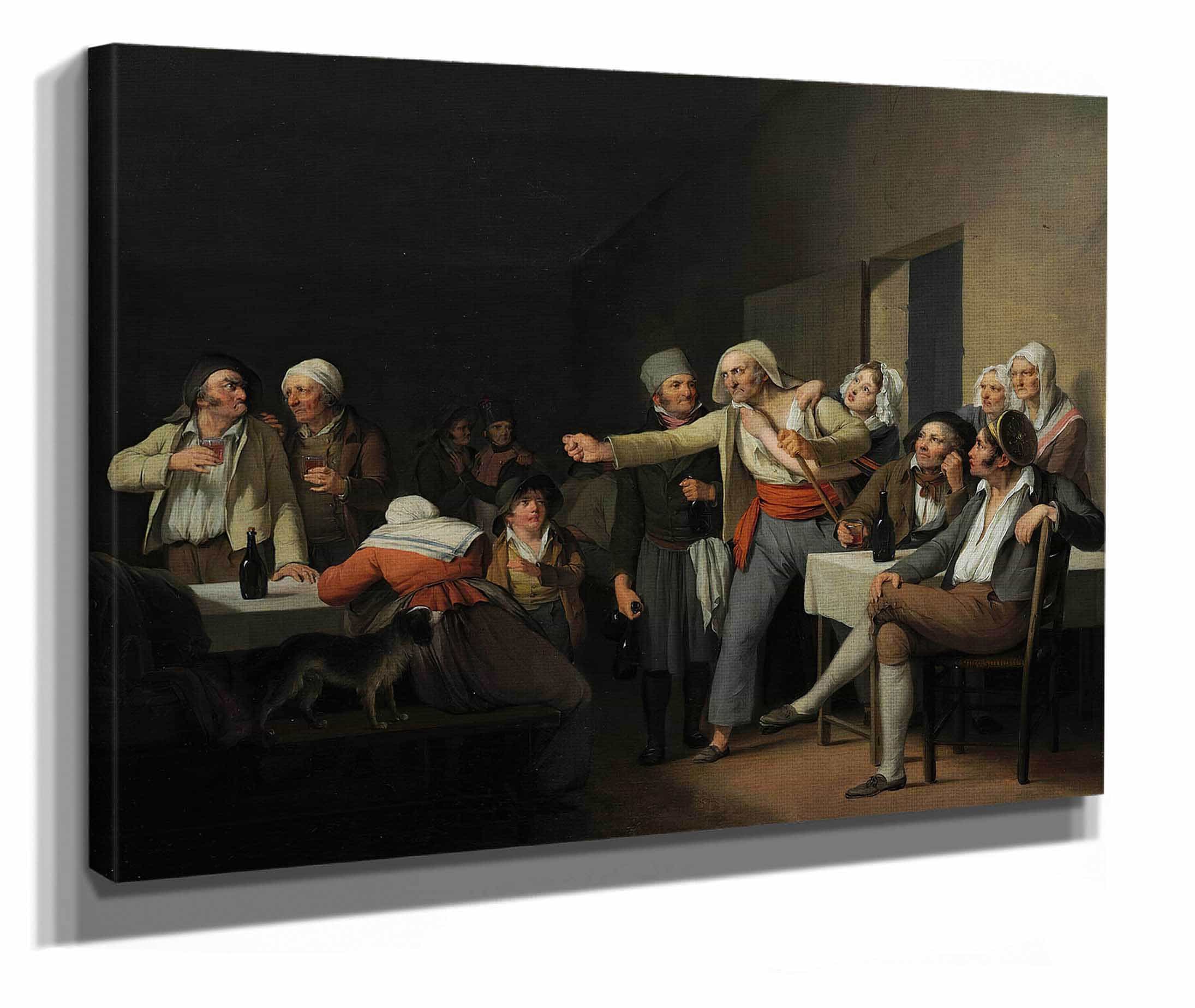 Les Hommes Se Disputent by Louis Leopold Boilly