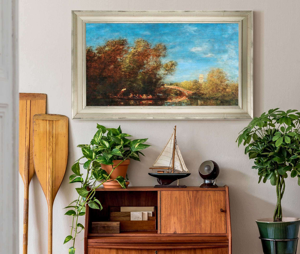 Les Jardins De Venise by Felix Ziem