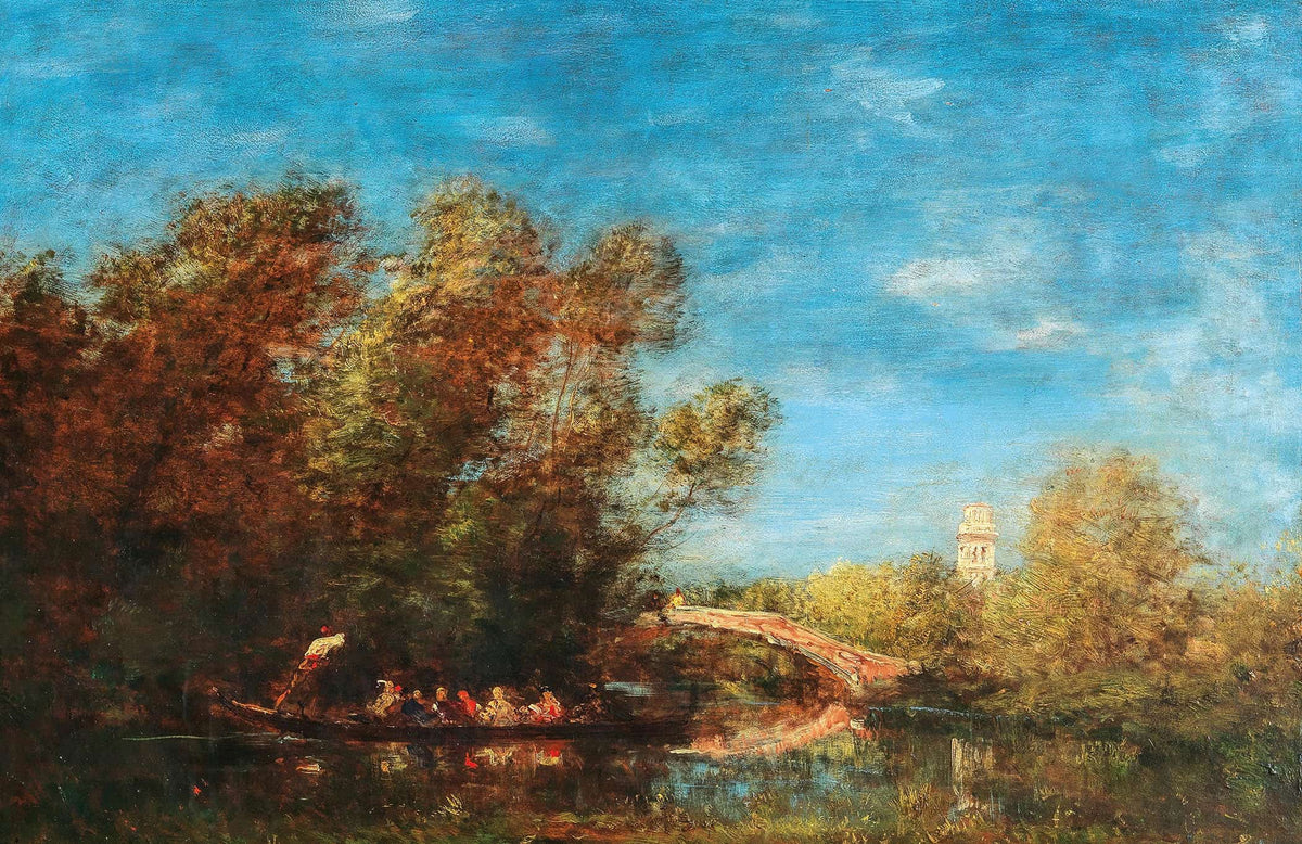 Les Jardins De Venise by Felix Ziem