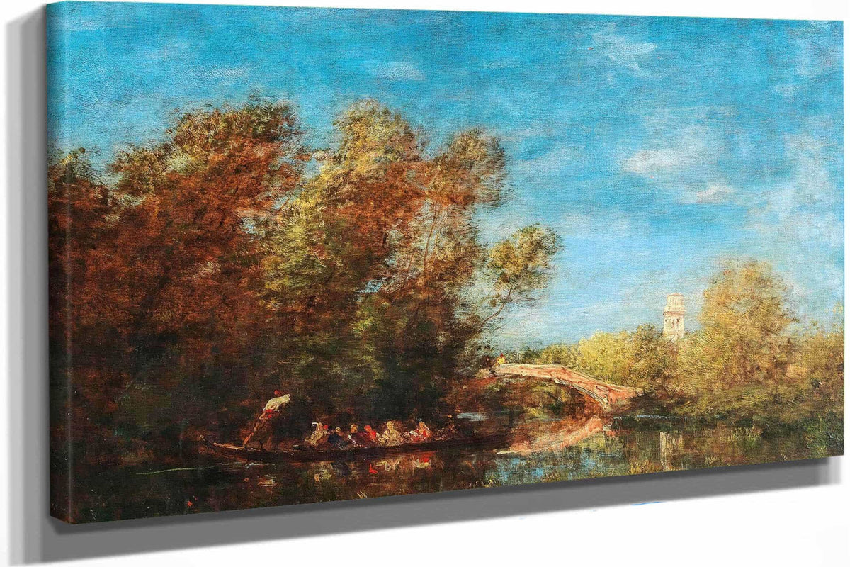 Les Jardins De Venise by Felix Ziem