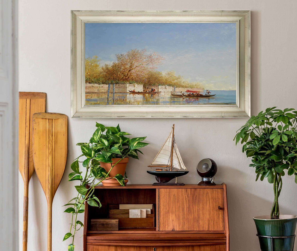 Les Jardins Francais by Felix Ziem