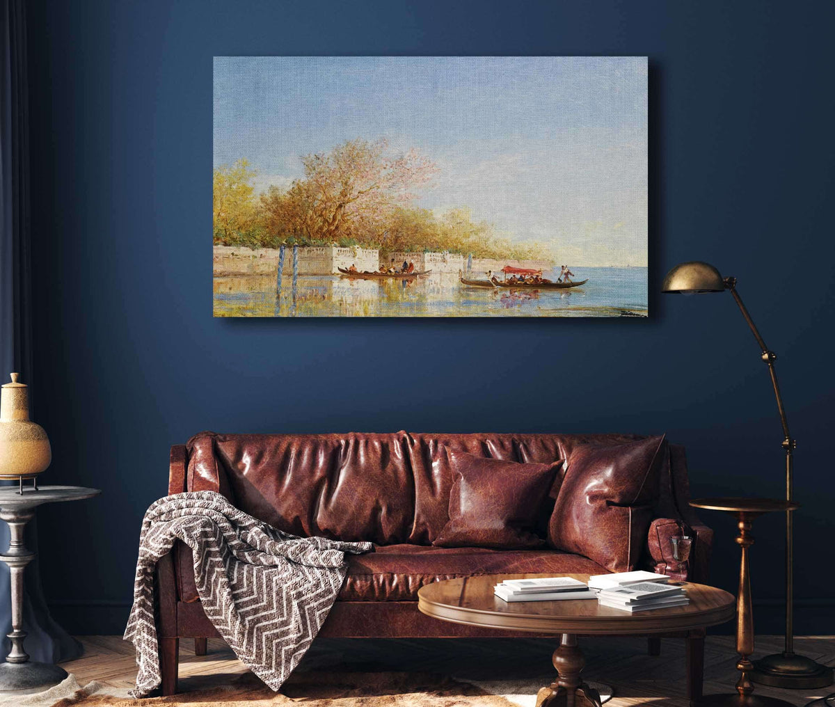 Les Jardins Francais by Felix Ziem