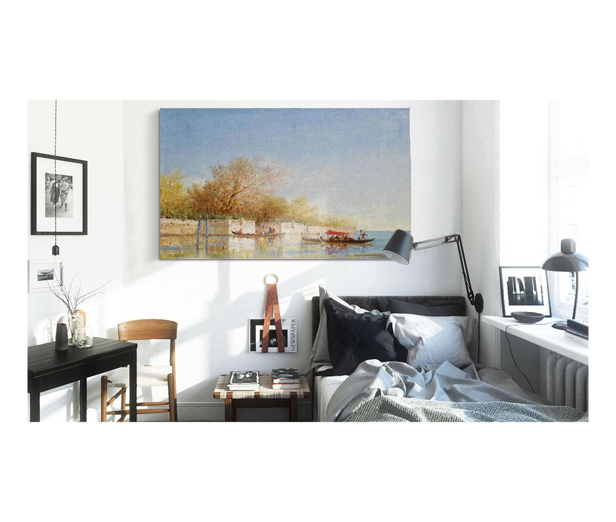 Les Jardins Francais by Felix Ziem