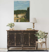 Les Maisons Cabassud A Ville Davray by Jean Baptiste Camille Corot