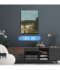 Les Maisons Cabassud A Ville Davray by Jean Baptiste Camille Corot