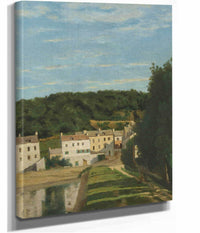Les Maisons Cabassud A Ville Davray by Jean Baptiste Camille Corot
