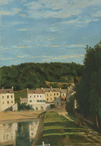 Les Maisons Cabassud A Ville Davray by Jean Baptiste Camille Corot