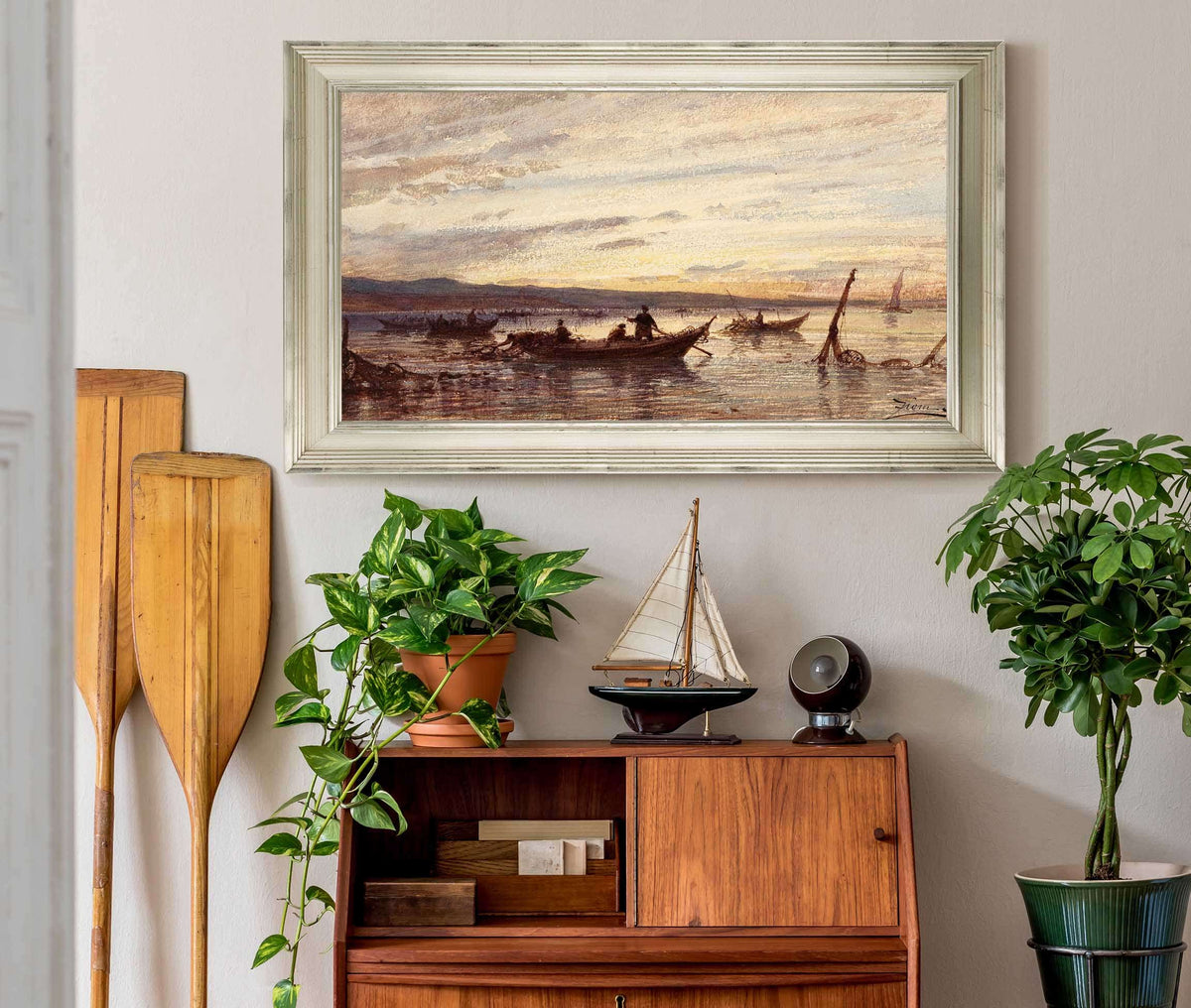 Les Pecheurs De Martigues by Felix Ziem