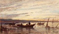 Les Pecheurs De Martigues by Felix Ziem