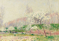 Les Pommiers En Fleurs by Alfred Sisley