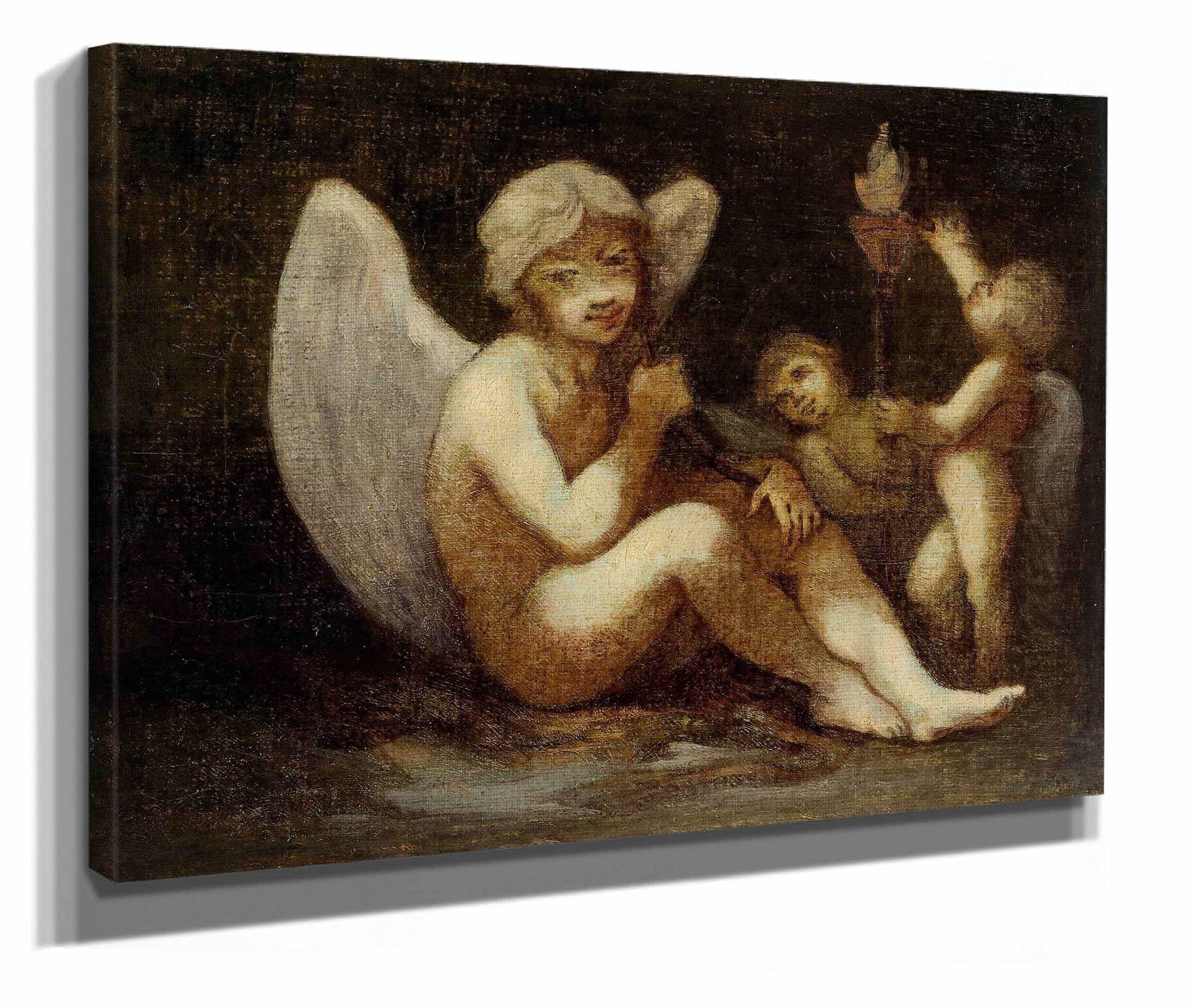 Les Preparatifs De La Guerre Ou Les Apprets De Lamour by Pierre Paul Prudhon