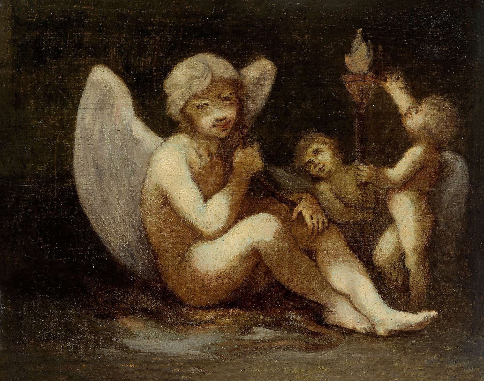 Les Preparatifs De La Guerre Ou Les Apprets De Lamour by Pierre Paul Prudhon