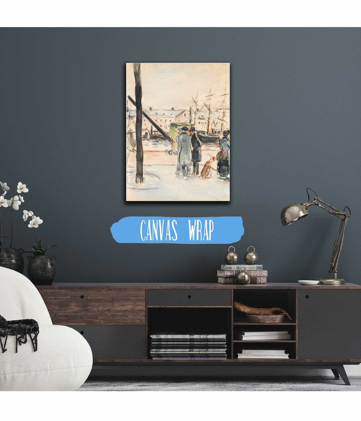 Les Quais A Rouen by Camille Pissarro