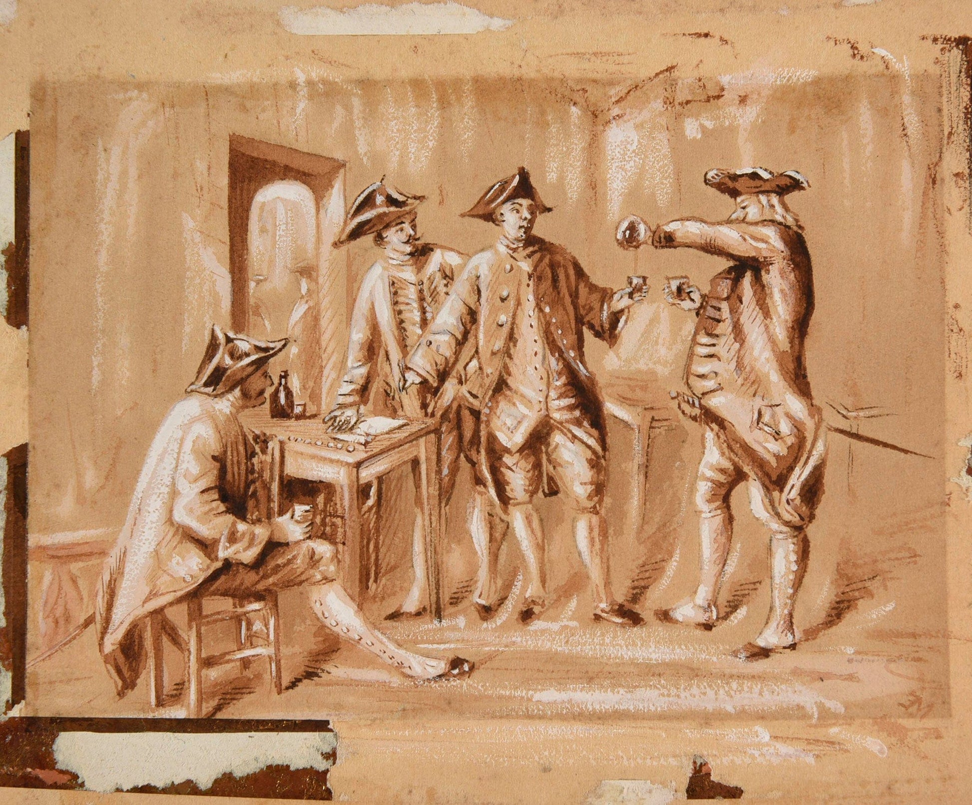 Les Raccoleurs by Ernest Meissonier