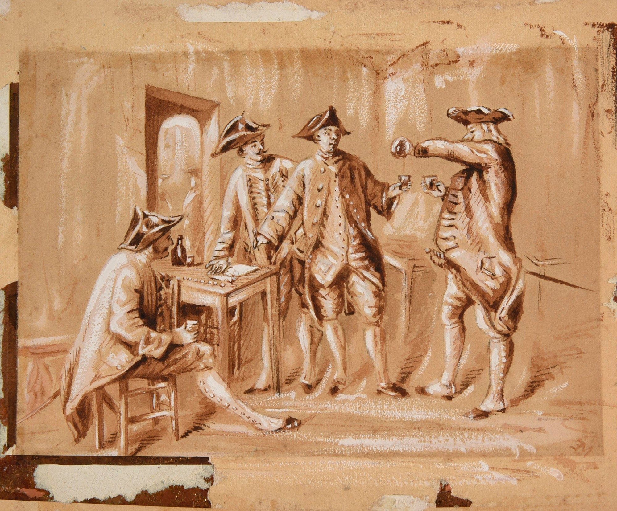 Les Raccoleurs by Ernest Meissonier