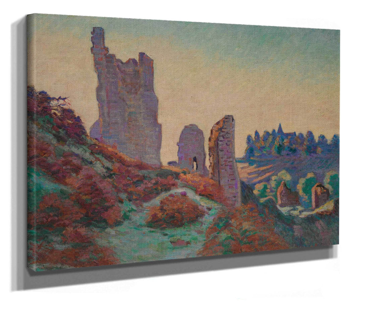 Les Ruines Du Chateau De Crozant by Armand Guillaumin