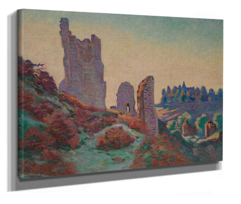 Les Ruines Du Chateau De Crozant by Armand Guillaumin