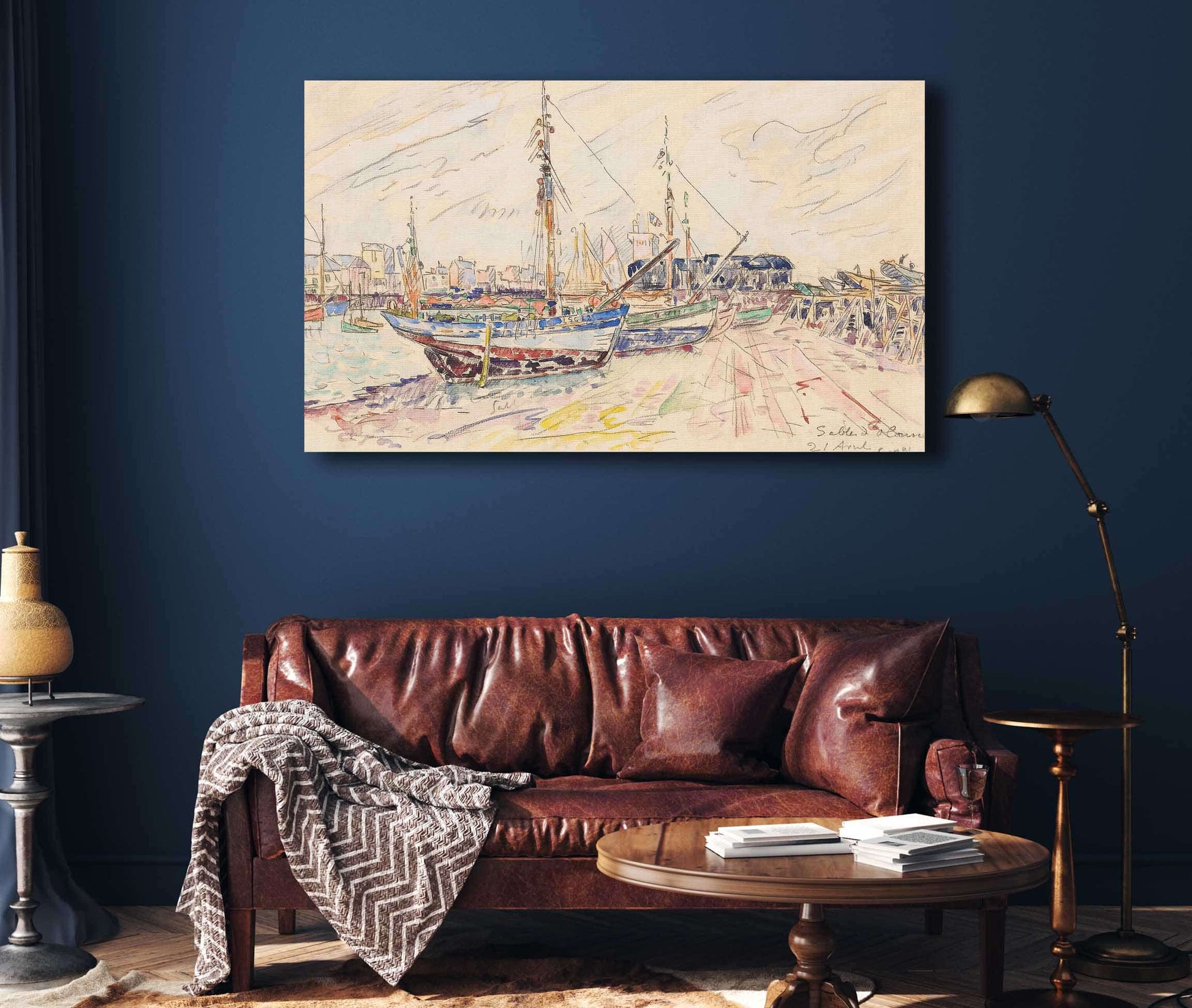 Les Sables D Olonne by Paul Signac