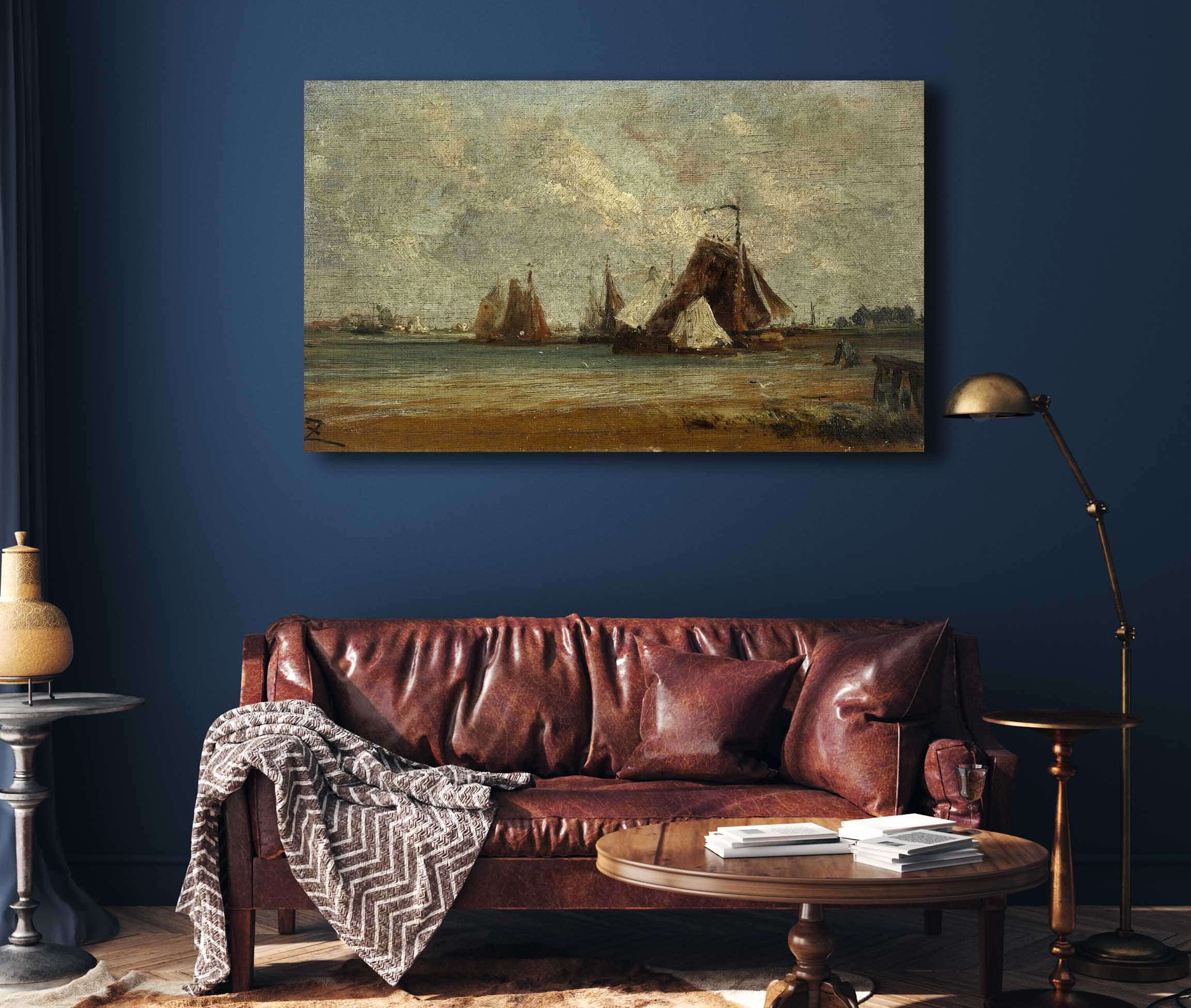 Les Sloops De Peche by Felix Ziem