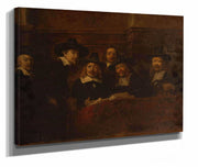Les Syndics Des Drapiers Copie Dapres Rembrandt by Felix Ziem