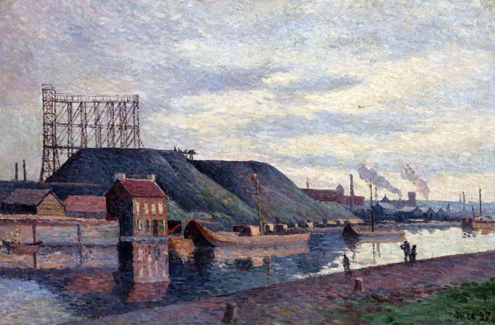 Les Terrils De Sacre Madame by Maximilien Luce