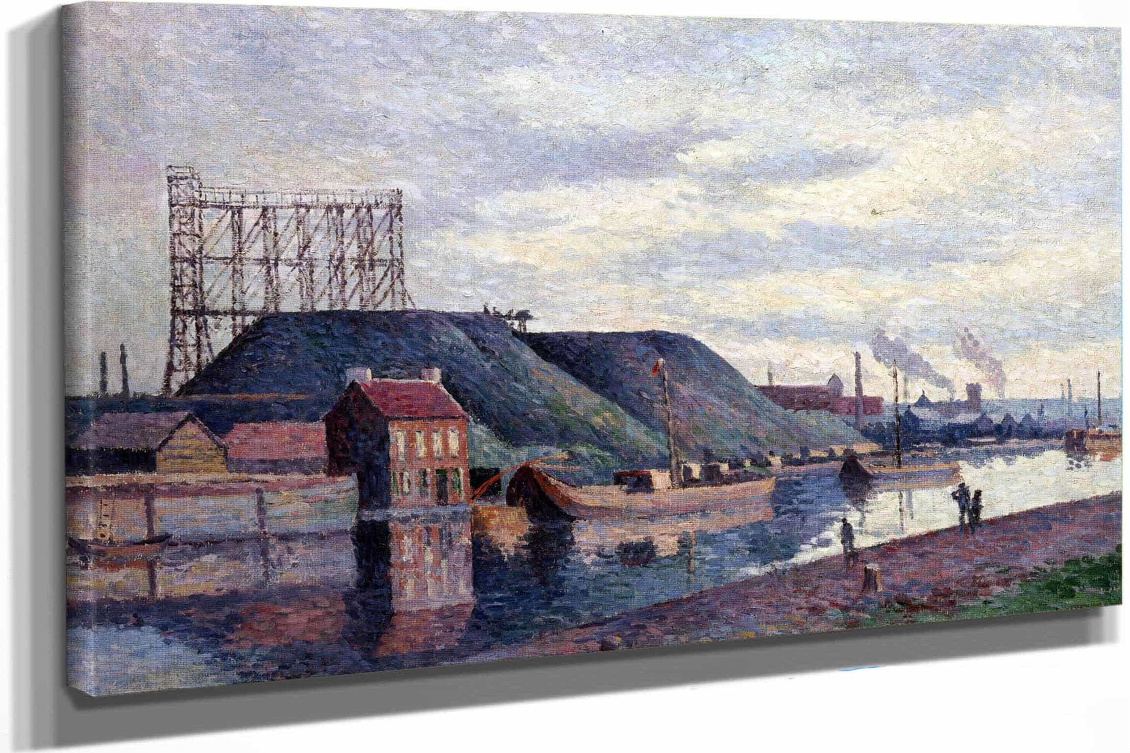 Les Terrils De Sacre Madame by Maximilien Luce