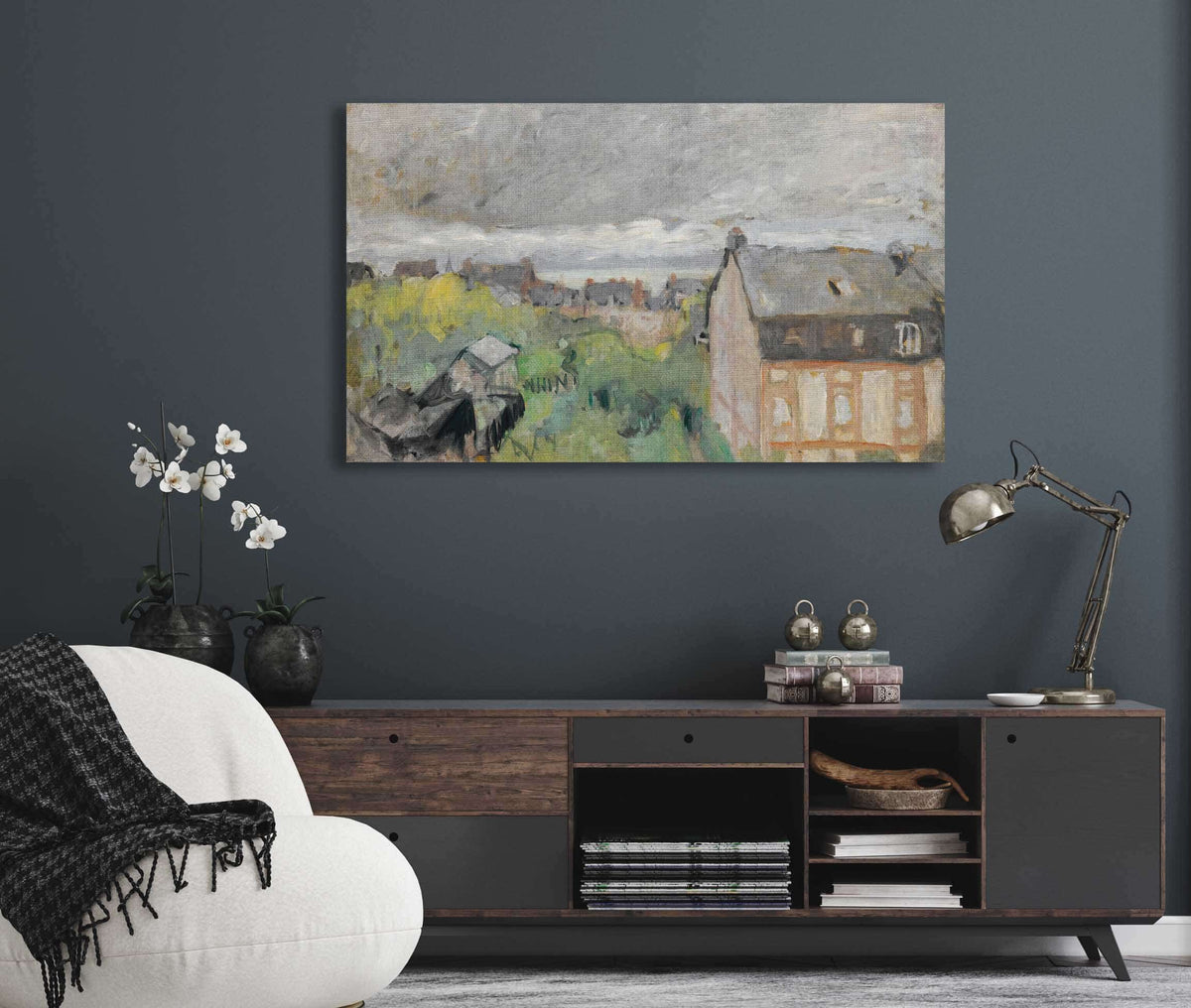 Les Toits Mauves by Edouard Vuillard