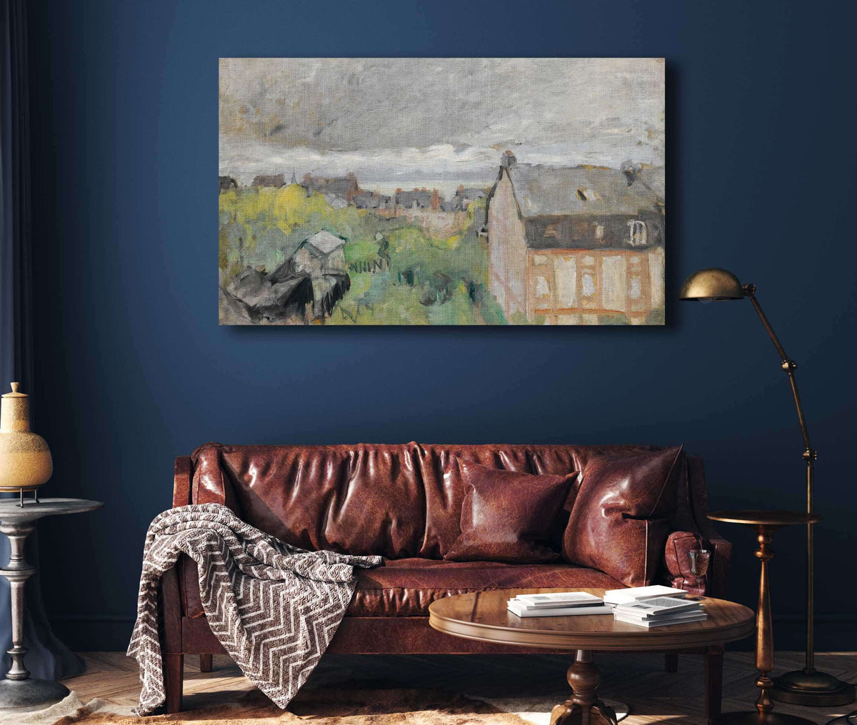 Les Toits Mauves by Edouard Vuillard