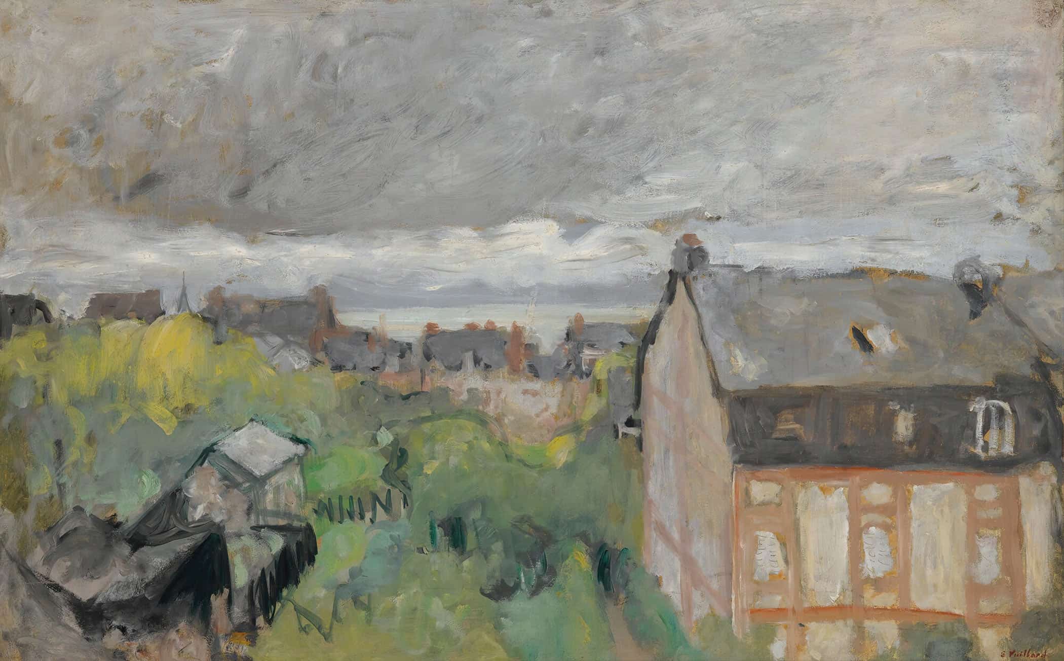 Les Toits Mauves by Edouard Vuillard