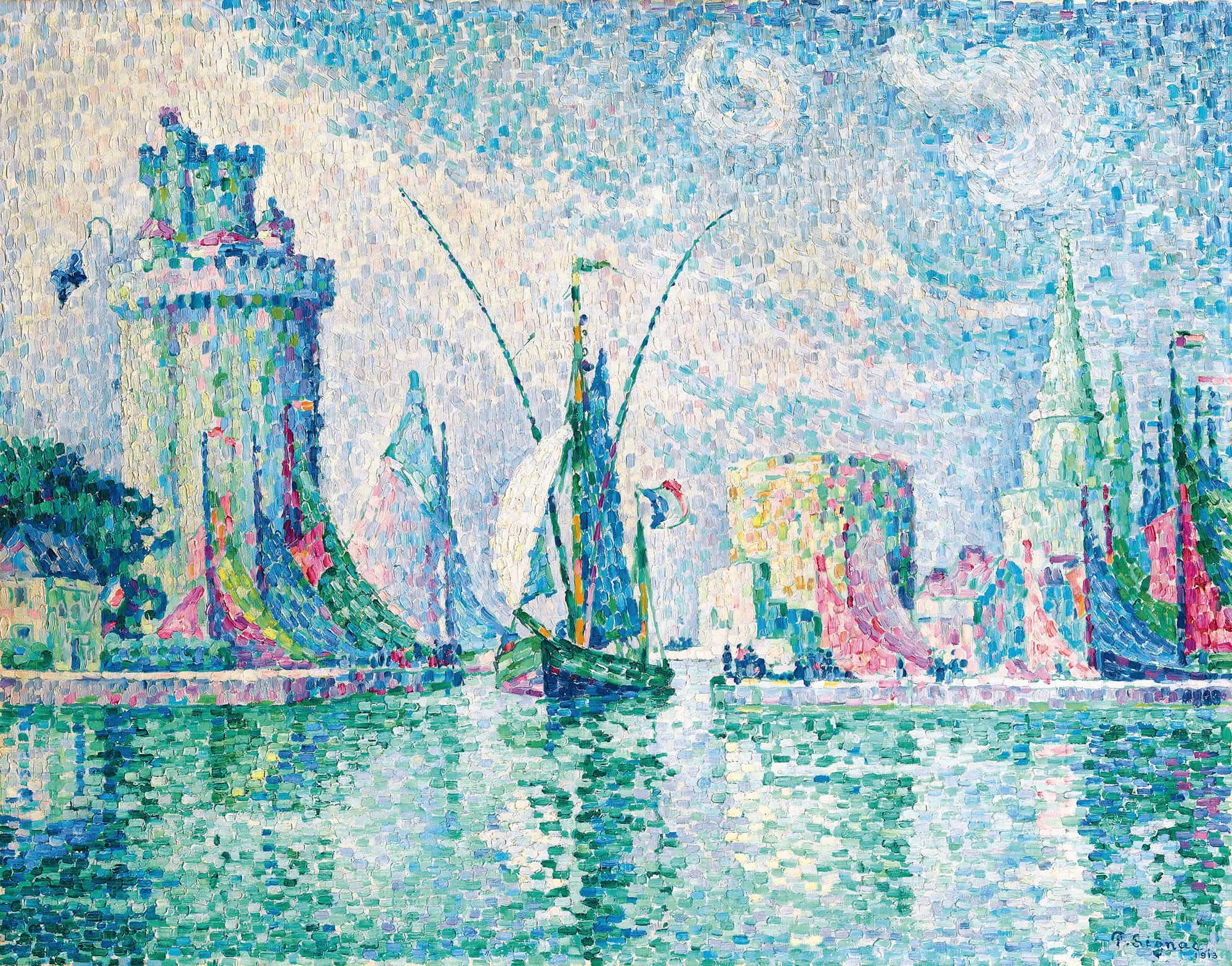 Les Tours Vertes La Rochelle by Paul Signac