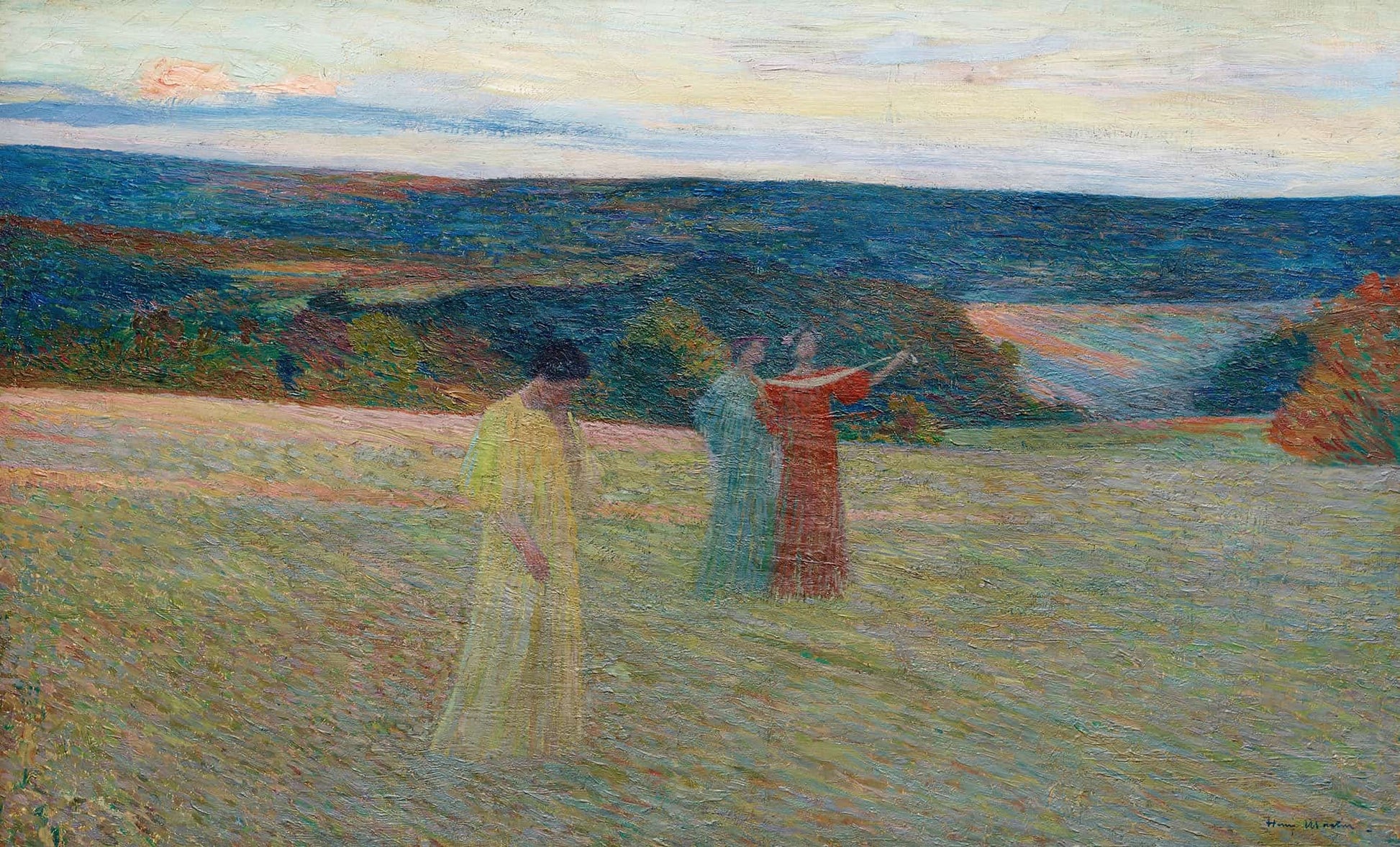 Les Trois Muses by Henri Martin