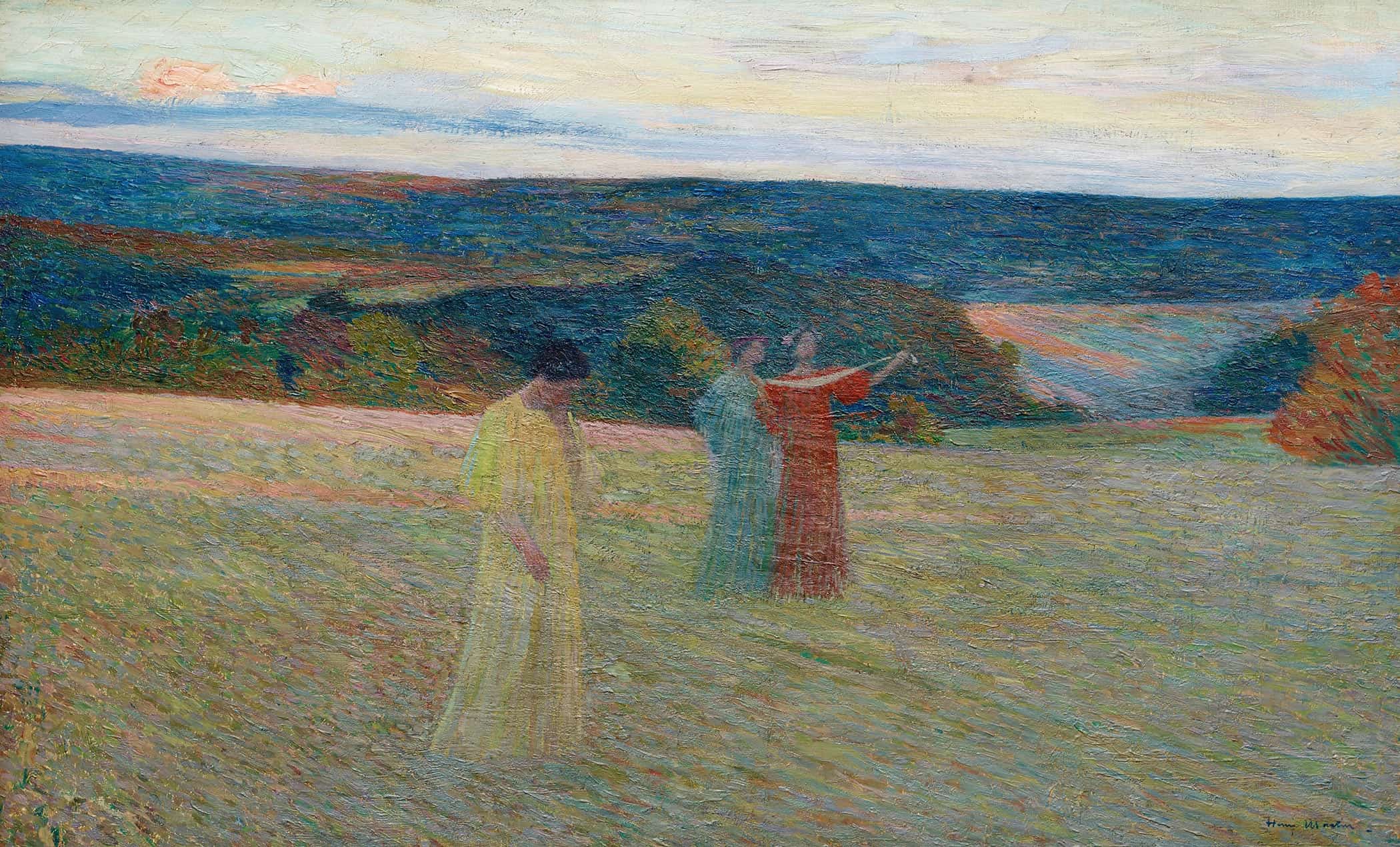 Les Trois Muses by Henri Martin