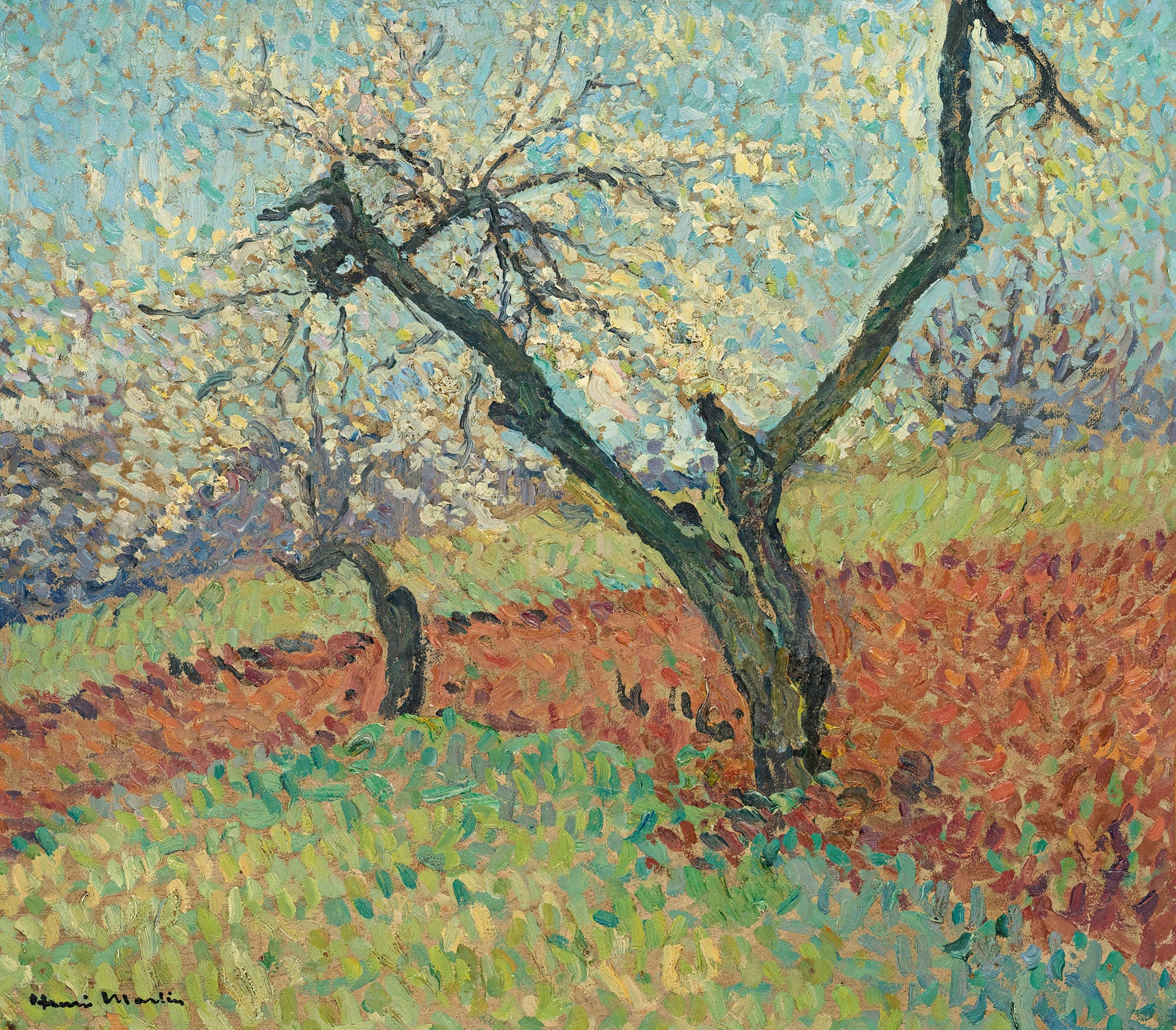 Les Vieux Prunier by Henri Martin