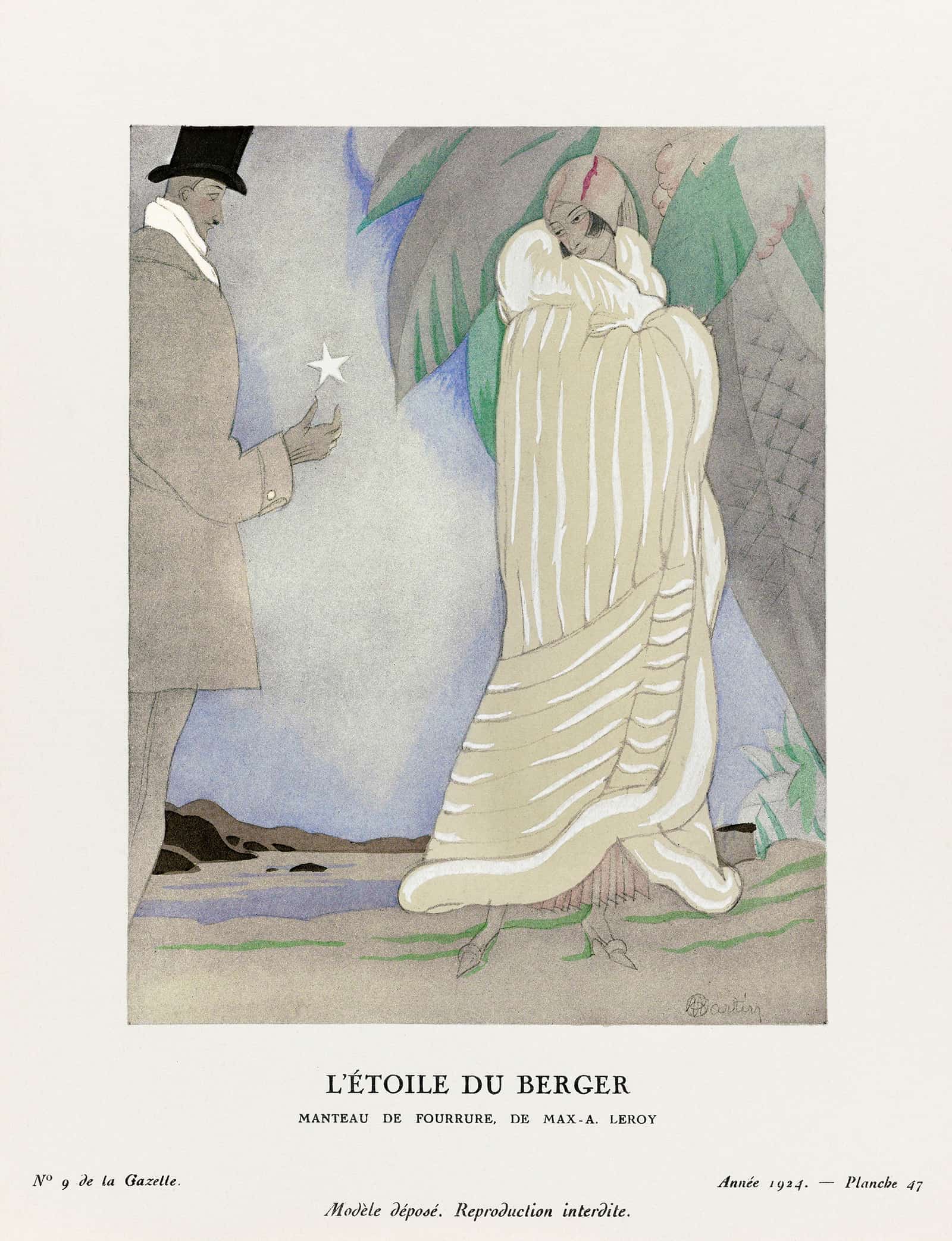 Letoile Du Berger Manteau De Fourrure De Max A Leroy F by Charles Martin
