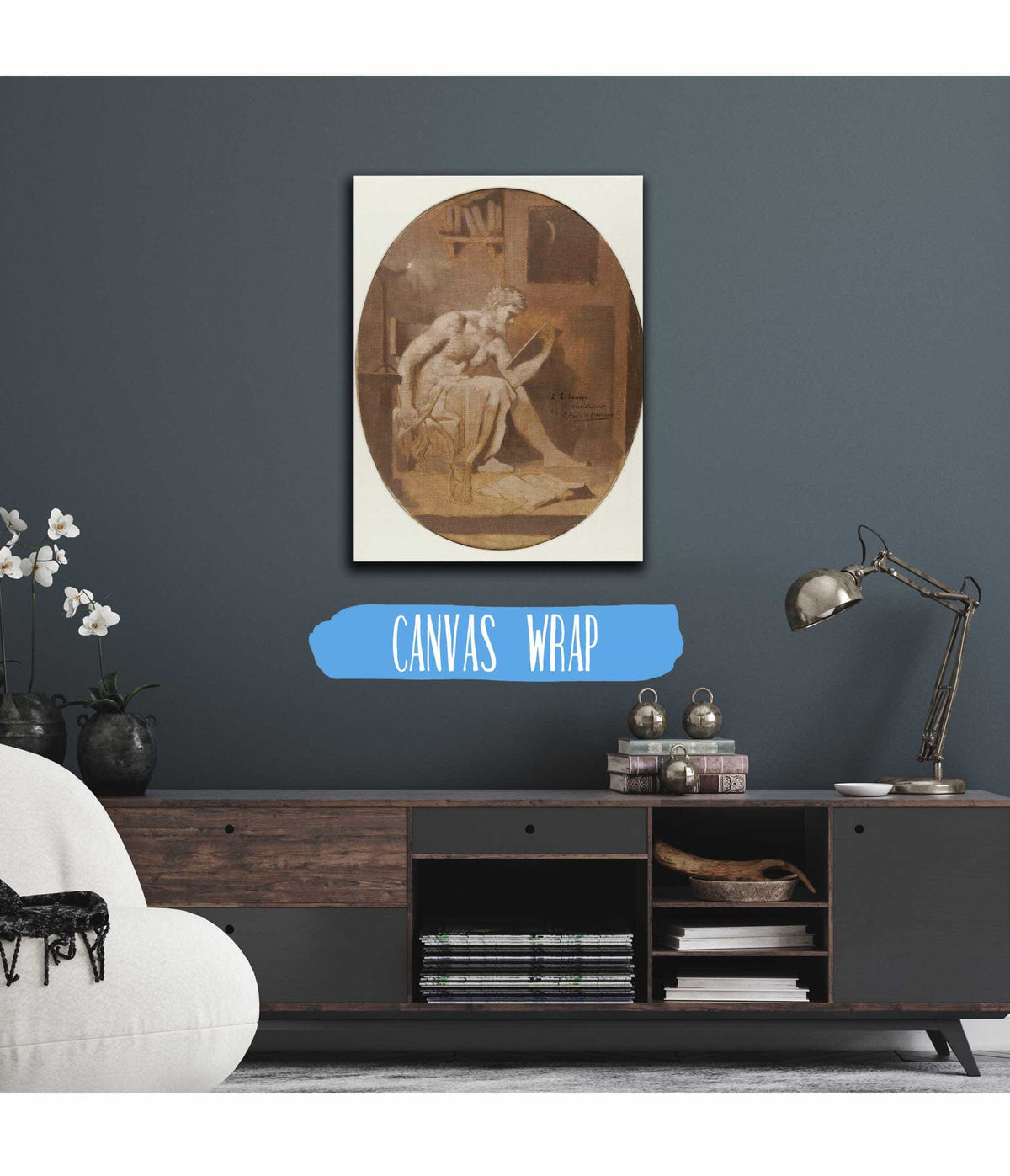 Letude by Pierre Puvis De Chavannes