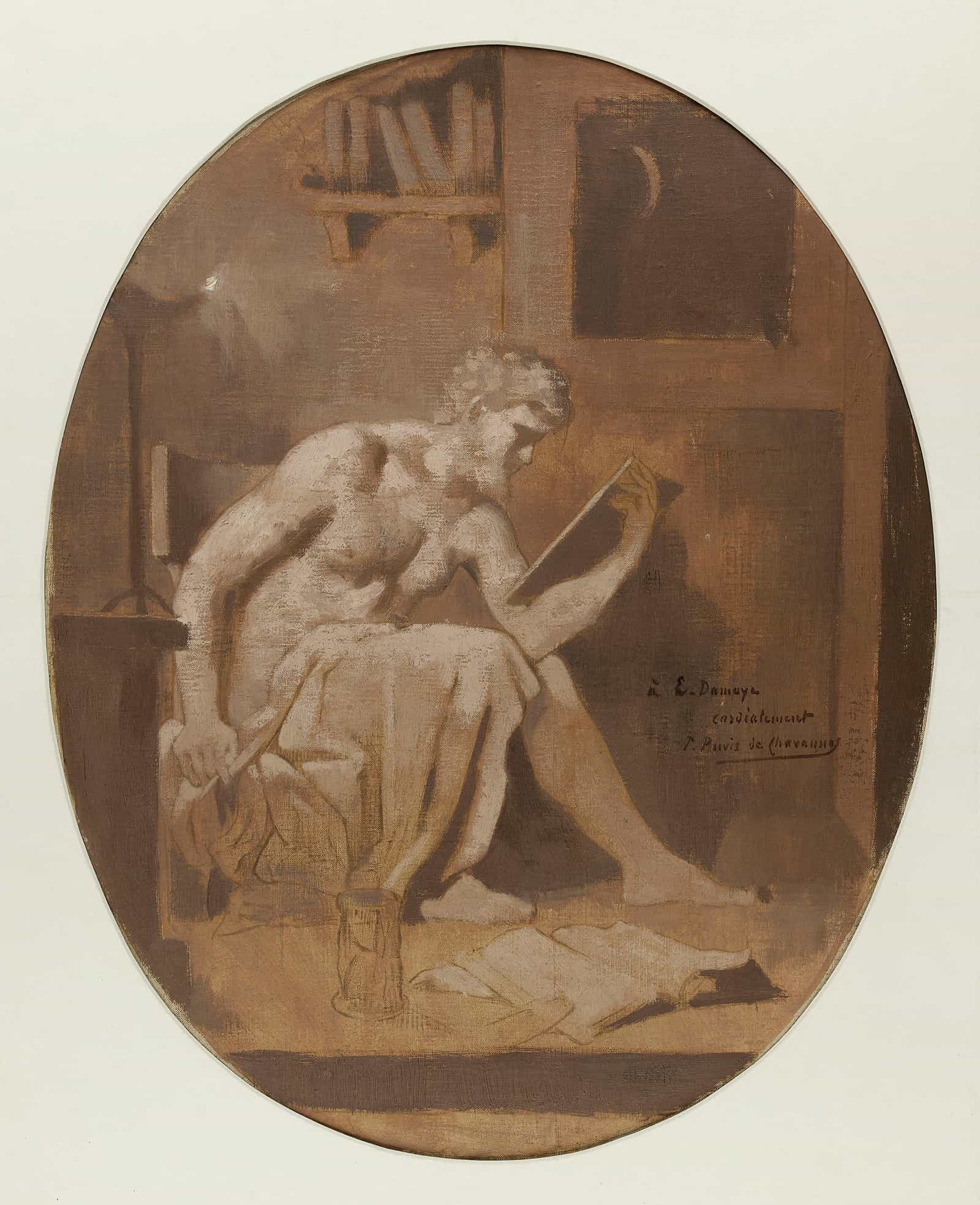 Letude by Pierre Puvis De Chavannes