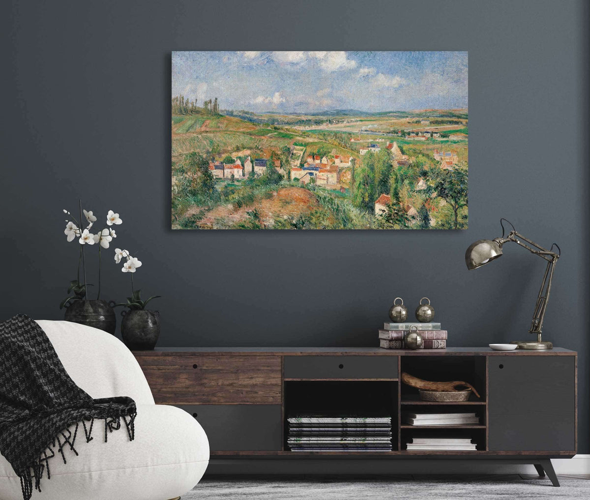 Lhermitage En Ete Pontoise by Camille Pissarro