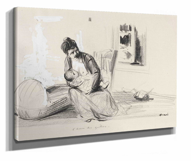 Lheure Des Gothas by Jean Louis Forain