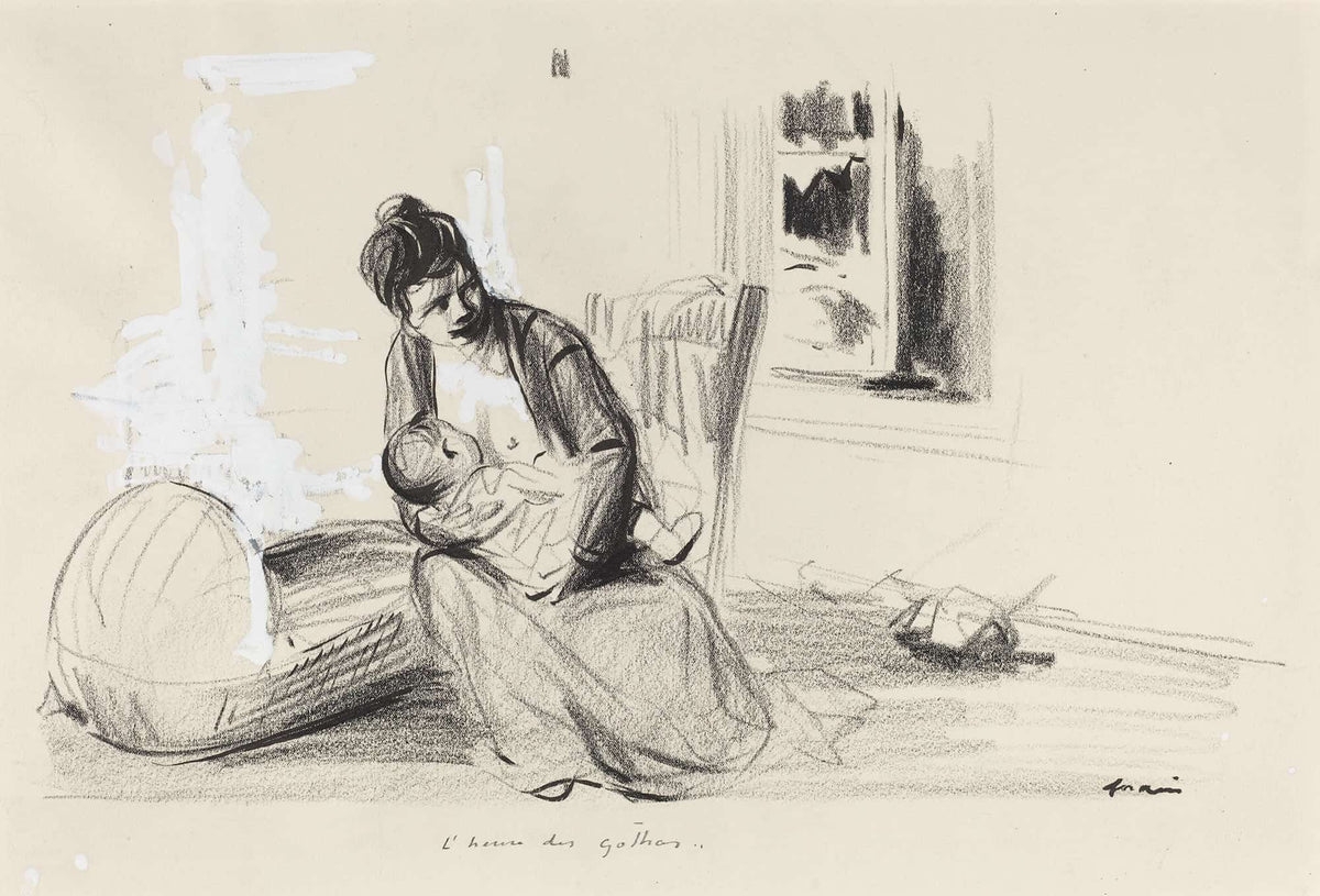 Lheure Des Gothas by Jean Louis Forain