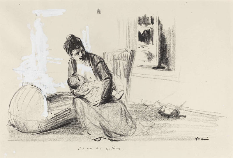 Lheure Des Gothas by Jean Louis Forain