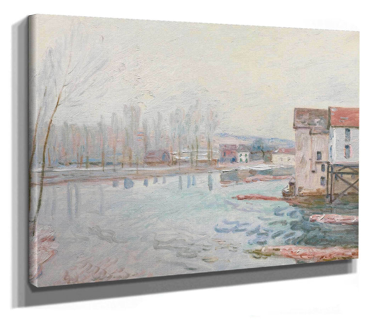 Lhiver A Moret by Alfred Sisley