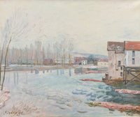 Lhiver A Moret by Alfred Sisley