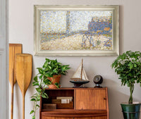 Lhospice Et Le Phare De Honfleur by Georges Seurat