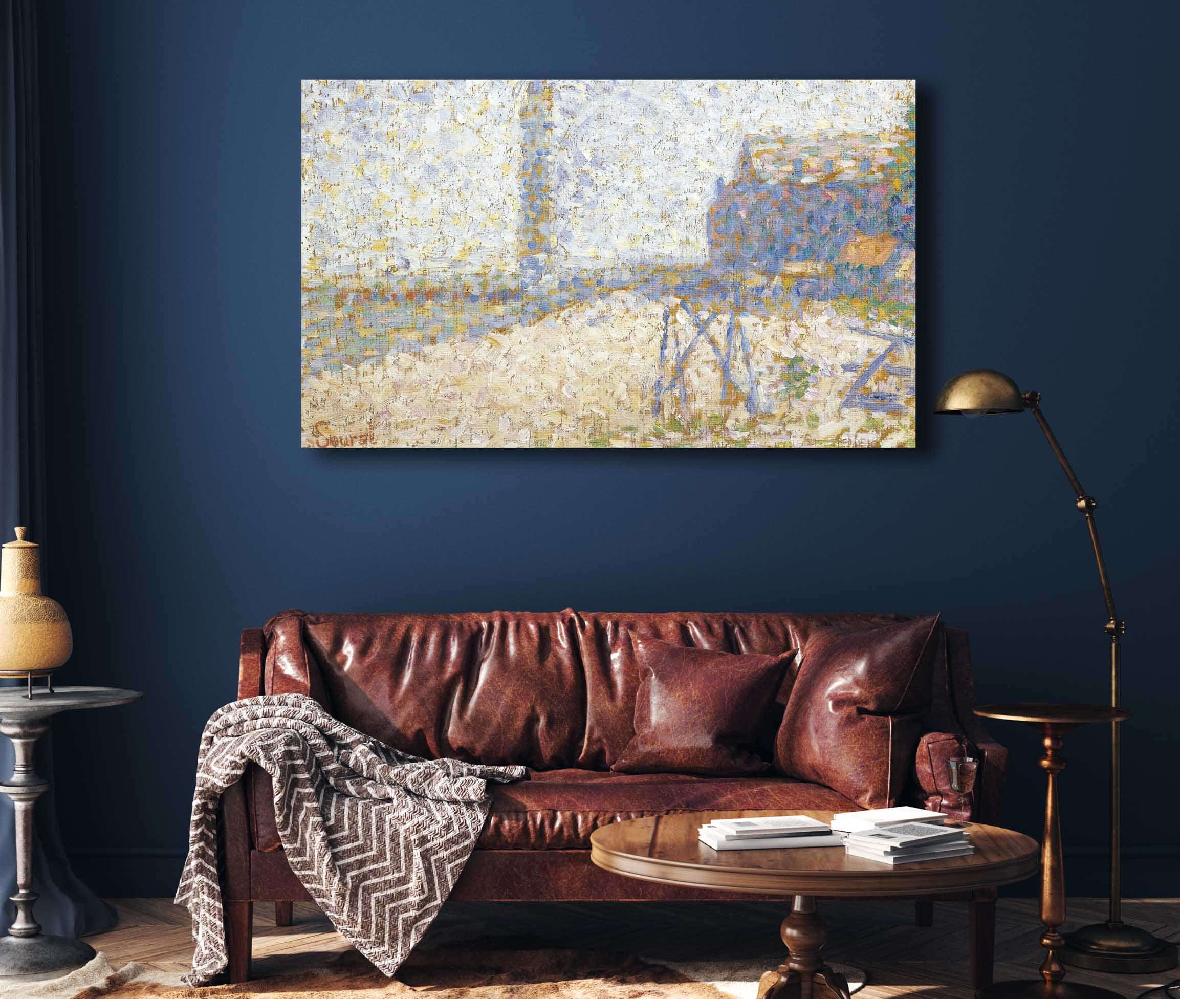 Lhospice Et Le Phare De Honfleur by Georges Seurat