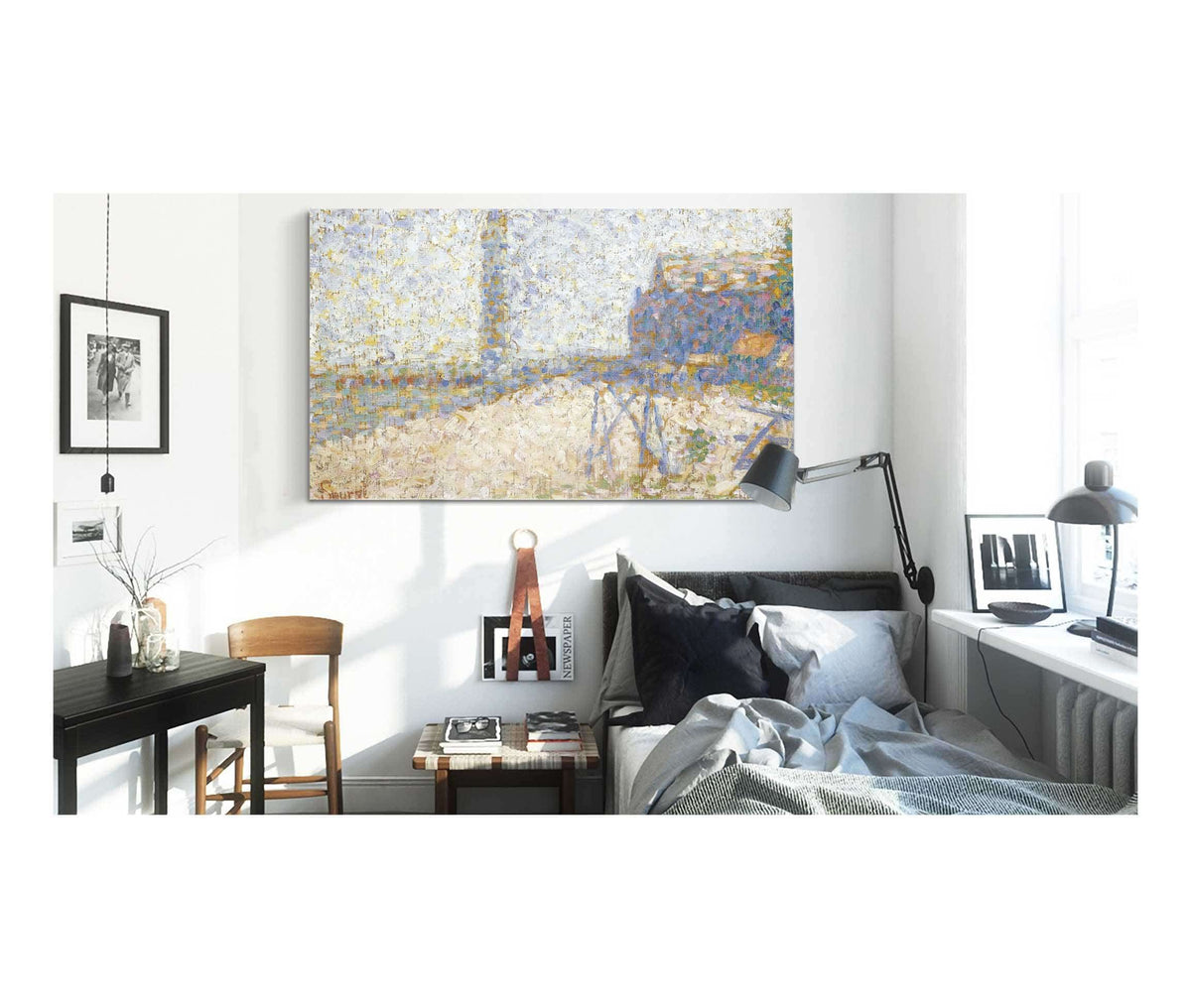 Lhospice Et Le Phare De Honfleur by Georges Seurat