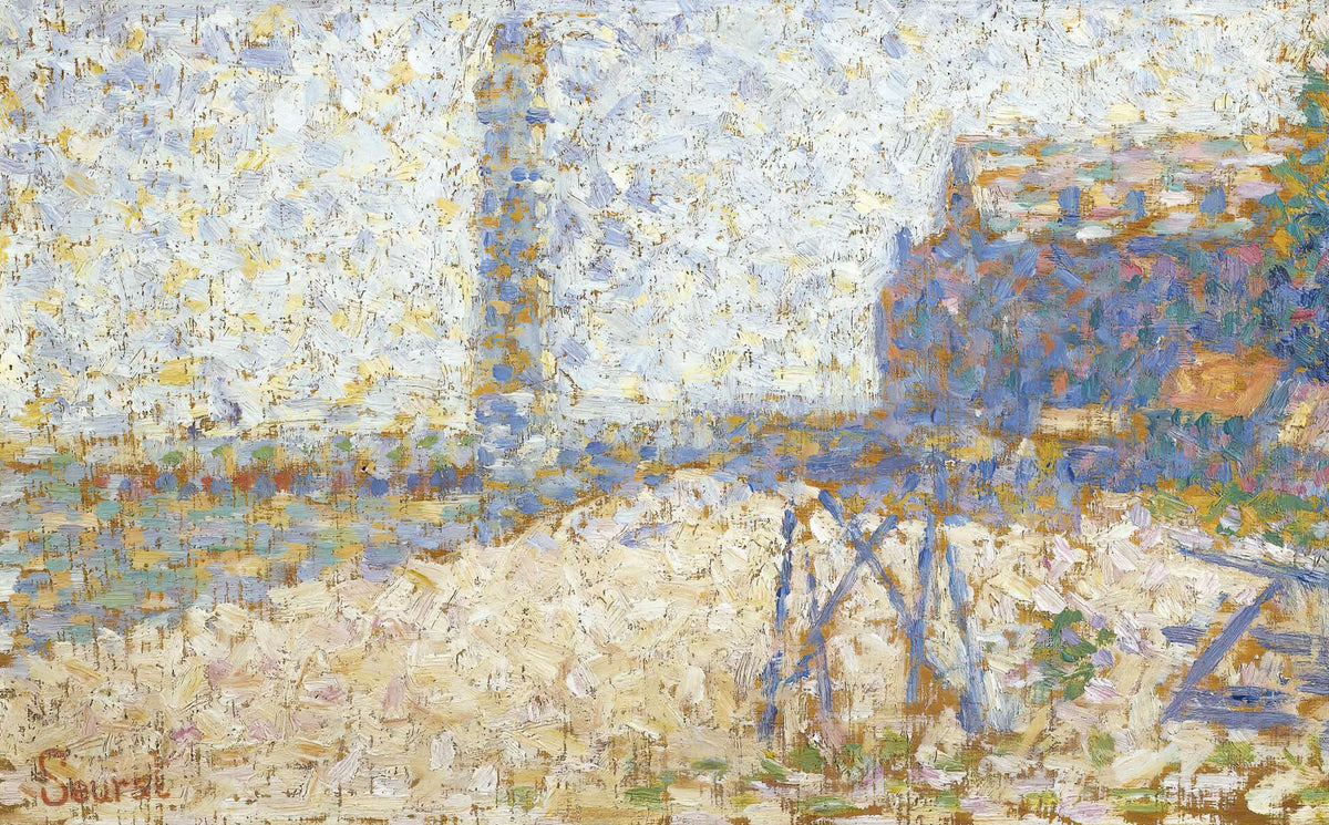 Lhospice Et Le Phare De Honfleur by Georges Seurat