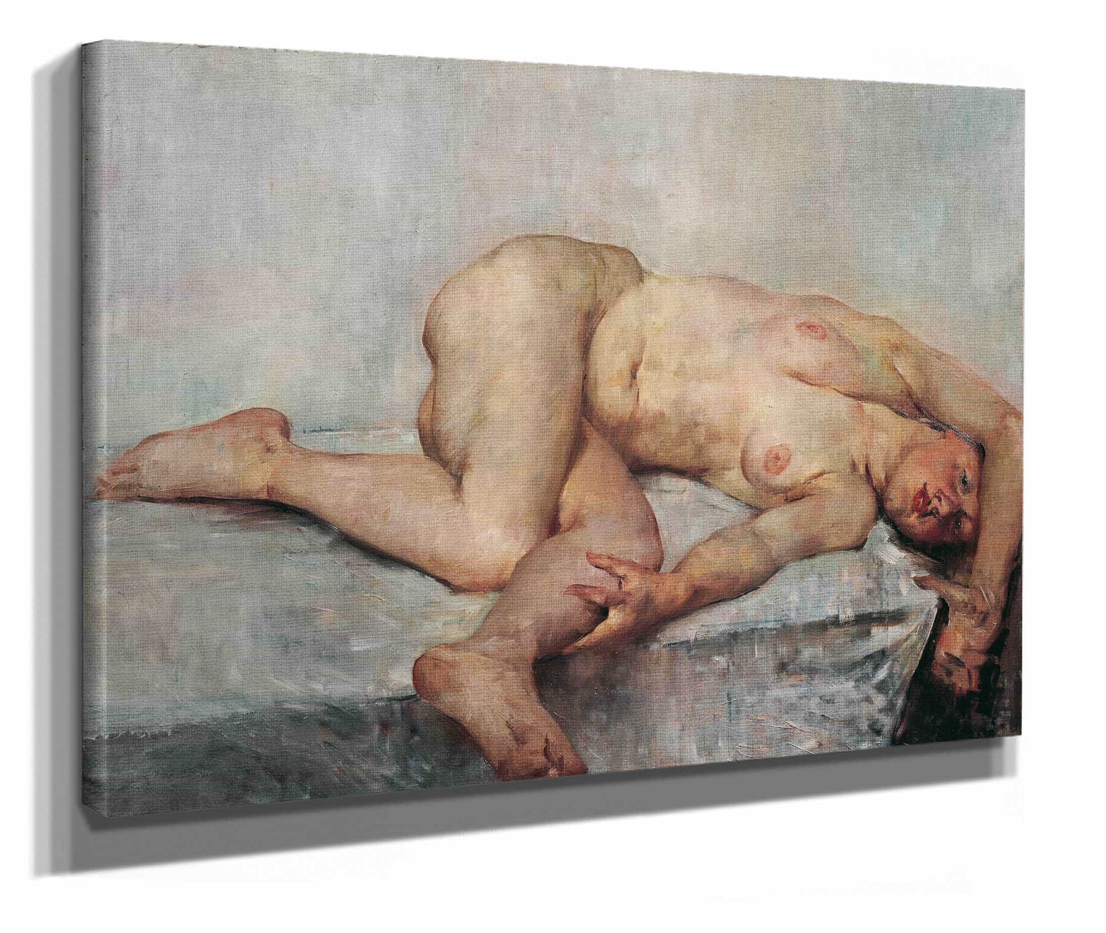 Liegender Weiblicher Akt by Lovis Corinth
