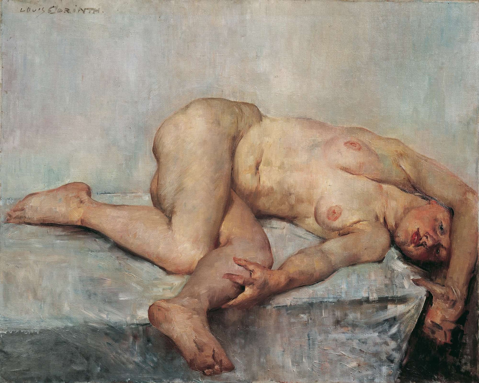 Liegender Weiblicher Akt by Lovis Corinth